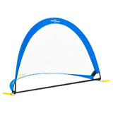 Vidaxl 2 st kindervoetbaldoelen met opbergtas 119x82x84,5 cm