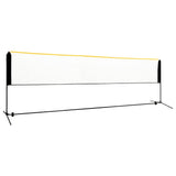 Vidaxl badmintonnet verstelbaar 500x103x94-158 cm metaal