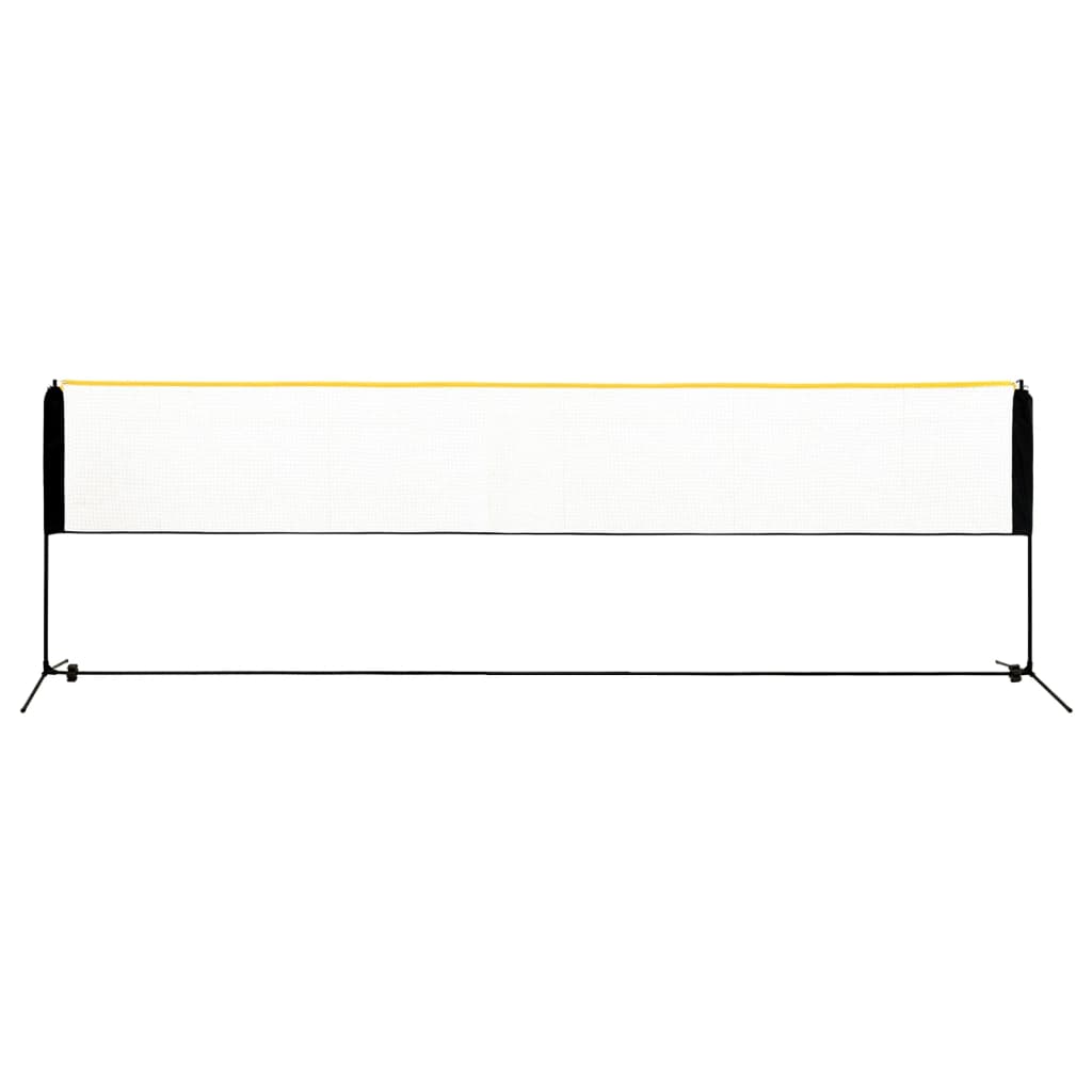 Vidaxl badmintonnet verstelbaar 500x103x94-158 cm metaal