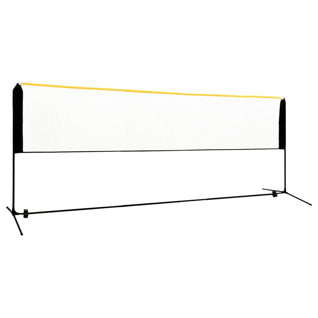 Vidaxl badmintonnet verstelbaar 400x103x94-158 cm metaal