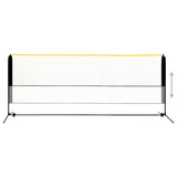 Vidaxl badmintonnet verstelbaar 400x103x94-158 cm metaal