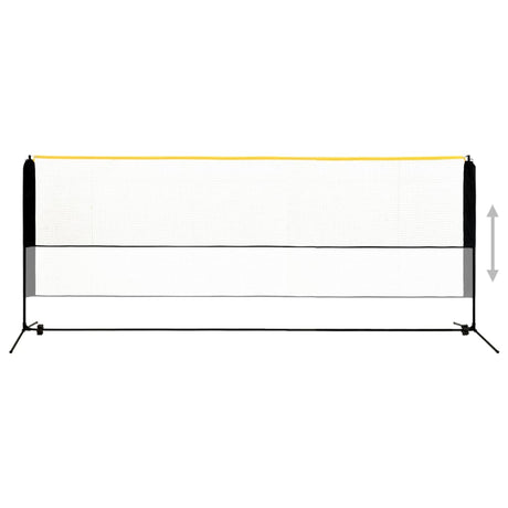 Vidaxl badmintonnet verstelbaar 400x103x94-158 cm metaal