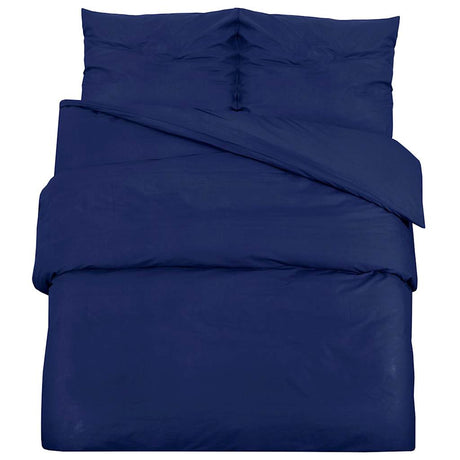 Vidaxl dekbedovertrekset 200x220 cm katoen marineblauw
