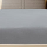 Vidaxl hoeslaken jersey 160x200 cm katoen grijs