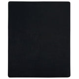 Vidaxl hoeslaken jersey 100x200 cm katoen zwart