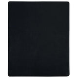 Vidaxl hoeslaken jersey 140x200 cm katoen zwart