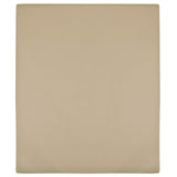 Vidaxl hoeslaken jersey 90x200 cm katoen taupe