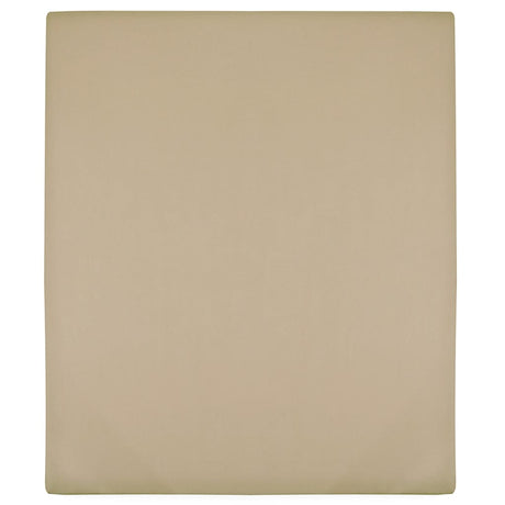 Vidaxl hoeslaken jersey 160x200 cm katoen taupe