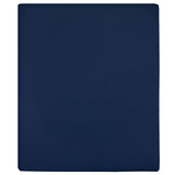 Vidaxl hoeslakens 2 st jersey 140x200 cm katoen marineblauw