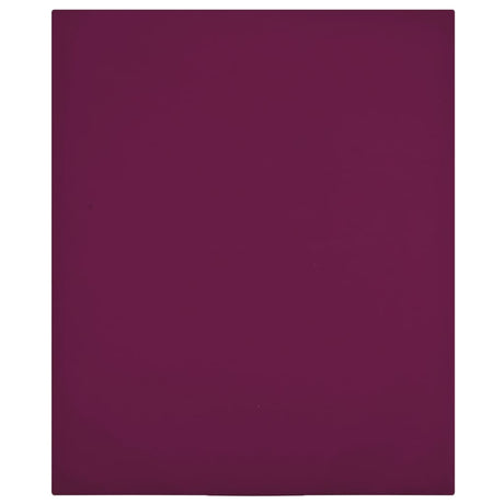Vidaxl hoeslakens 2 st jersey 90x200 cm katoen bordeauxrood