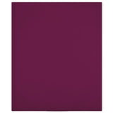 Vidaxl hoeslaken jersey 100x200 cm katoen bordeauxrood