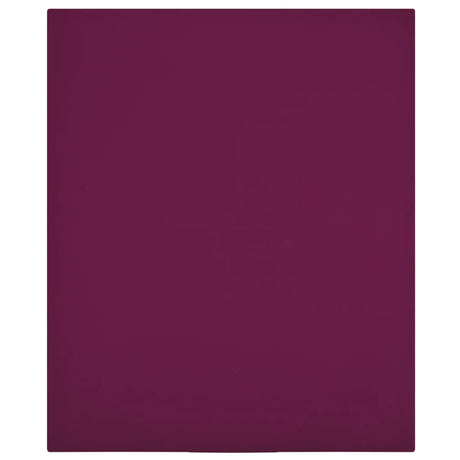 Vidaxl hoeslaken jersey 180x200 cm katoen bordeauxrood