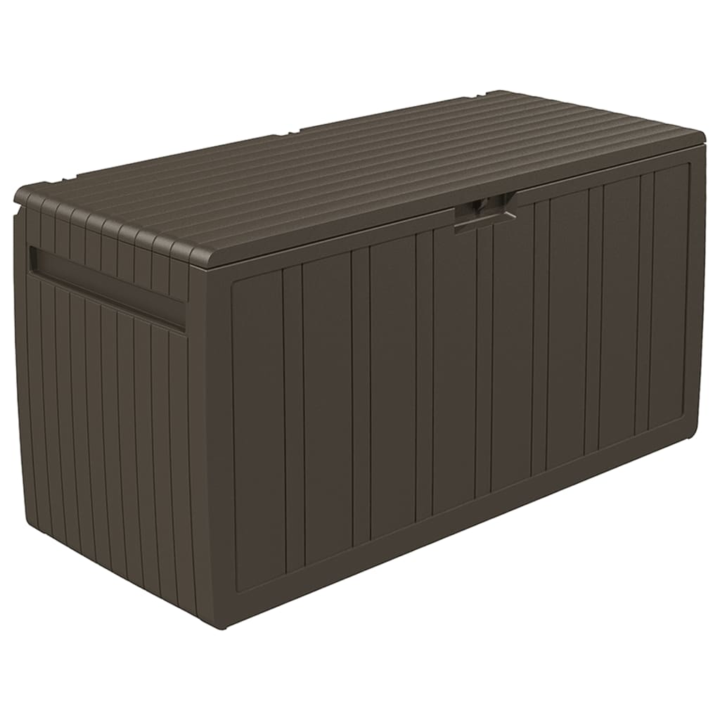 Vidaxl kussenbox 117x45,5x57,5 cm 270 l bruin