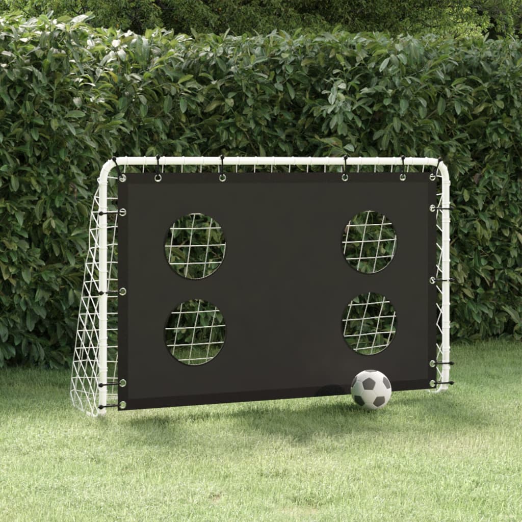 VidaXL Voetbaldoeltrainingsdoel 184x61x122 cm staal