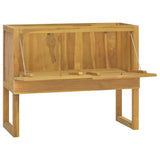 Vidaxl badkamerkast 90x40x75,5 cm massief teakhout
