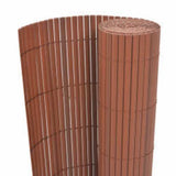 Vidaxl tuinafscheiding dubbelzijdig 110x400 cm bruin