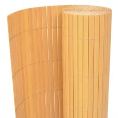 Vidaxl tuinafscheiding dubbelzijdig 110x500 cm geel