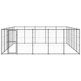 VidaXL Hondenkennel 36,3 m² staal