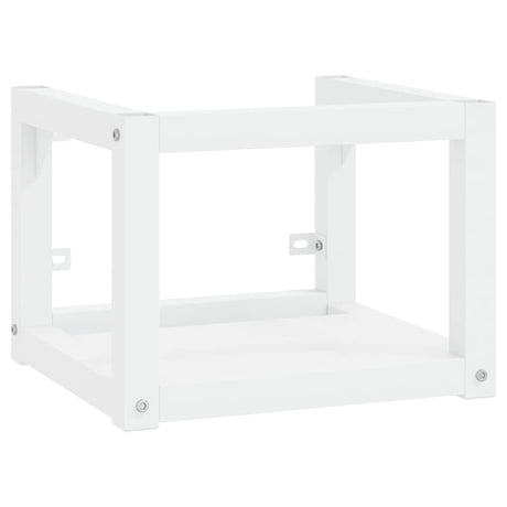 Vidaxl wastafelframe wandgemonteerd 40x38x31 cm ijzer wit