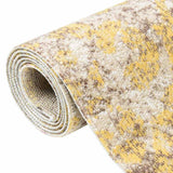 Vidaxl buitenkleed platgeweven 100x200 cm geel
