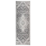 Vidaxl buitenkleed platgeweven 80x250 cm lichtgrijs