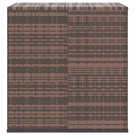 Vidaxl tuinbox 100x97,5x104 cm polyetheen rattan bruin