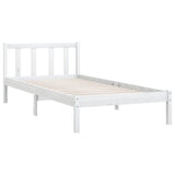 Vidaxl bedframe massief grenenhout wit 90x200 cm