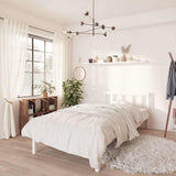Vidaxl bedframe massief grenenhout wit 100x200 cm