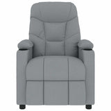Vidaxl massagestoel stof lichtgrijs