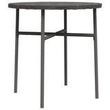 Vidaxl salontafel 45 cm poly rattan grijs