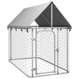 Vidaxl hondenkennel voor buiten met dak 200x100x150 cm