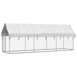 Vidaxl hondenkennel voor buiten met dak 400x100x150 cm