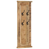 Vidaxl kapstokken 2 st 38x100 cm massief mangohout