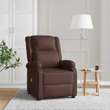 Vidaxl massagestoel kunstleer bruin