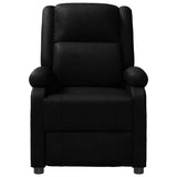 Vidaxl fauteuil verstelbaar kunstleer zwart