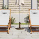 Vidaxl parasolvoet 44x44x31 cm gietijzer bronskleurig