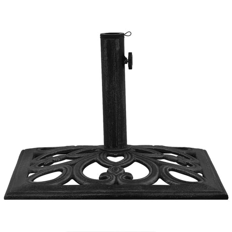VidaXL Parasolvoet 47x47x33 cm gietijzer zwart