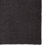 VidaXL Vloerkleed 66x200 cm natuurlijk sisal zwart