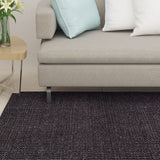 VidaXL Vloerkleed 66x200 cm natuurlijk sisal zwart