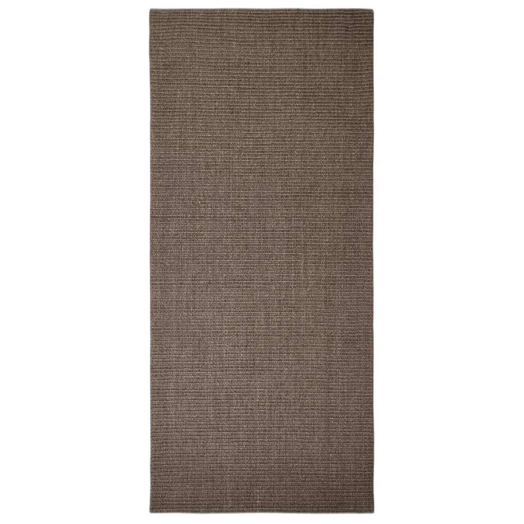 VidaXL Vloerkleed 66x150 cm natuurlijk sisal bruin