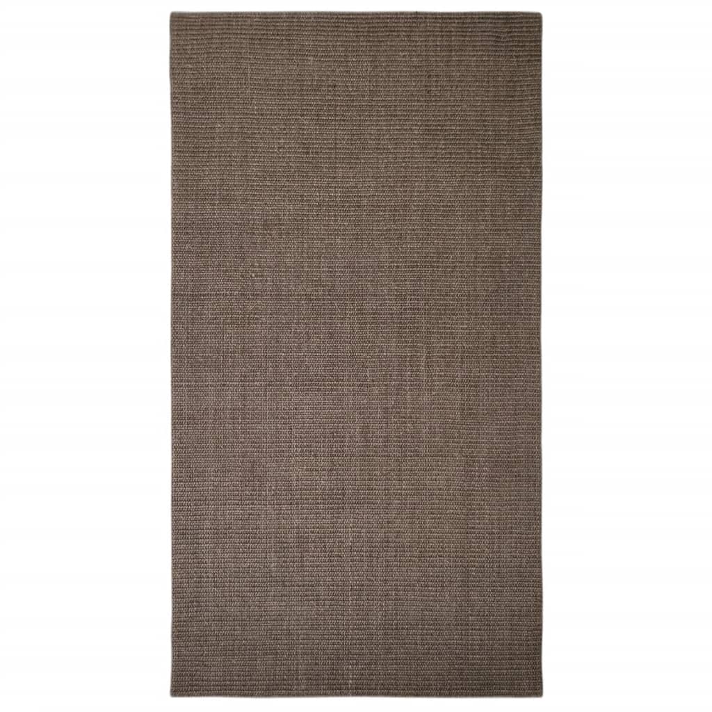 Vidaxl vloerkleed 80x150 cm natuurlijk sisal bruin