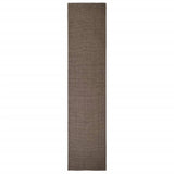 Vidaxl vloerkleed 80x350 cm natuurlijk sisal bruin