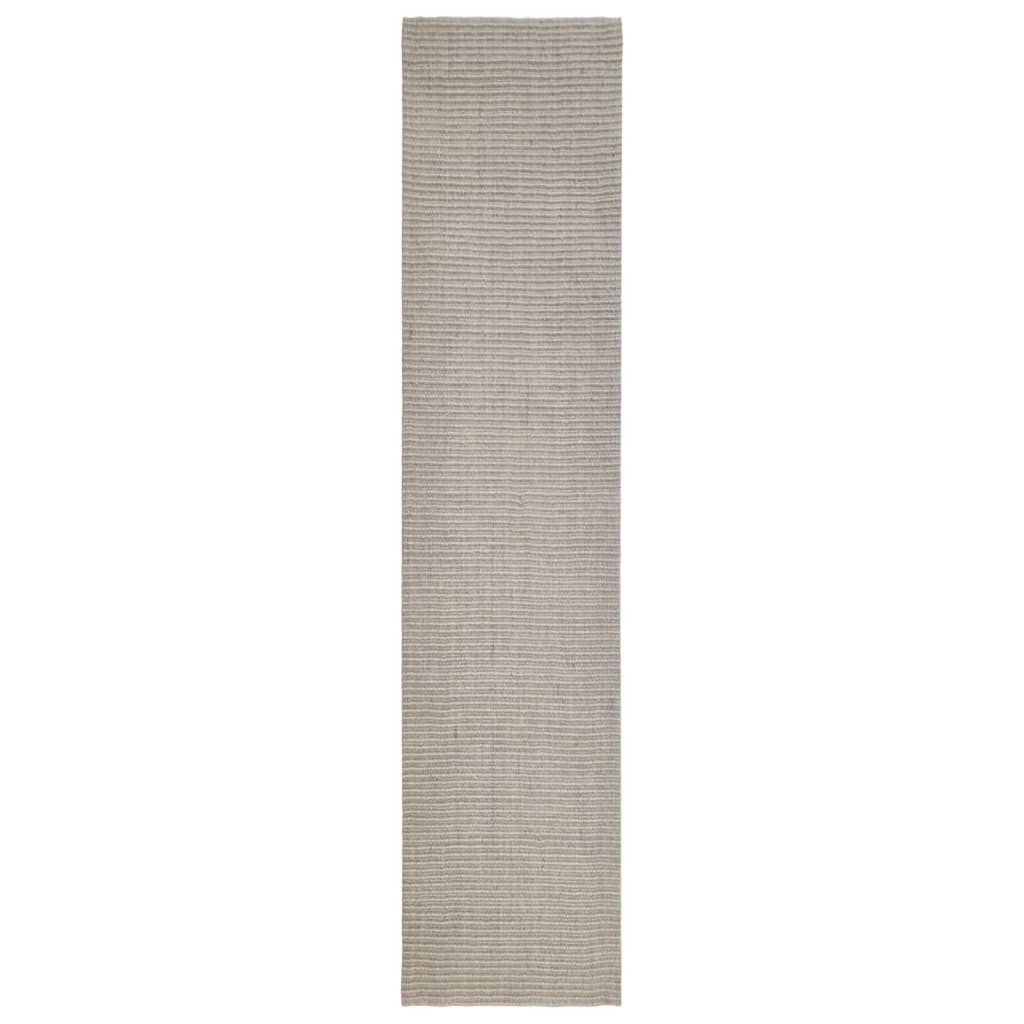 Vidaxl vloerkleed 66x300 cm natuurlijk sisal zandkleurig