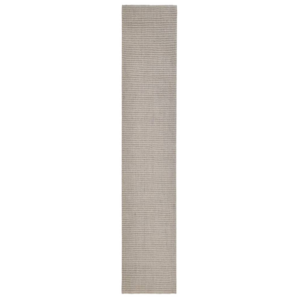 Vidaxl vloerkleed 66x350 cm natuurlijk sisal zandkleurig