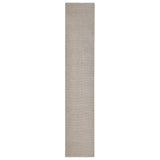 Vidaxl vloerkleed 66x350 cm natuurlijk sisal zandkleurig