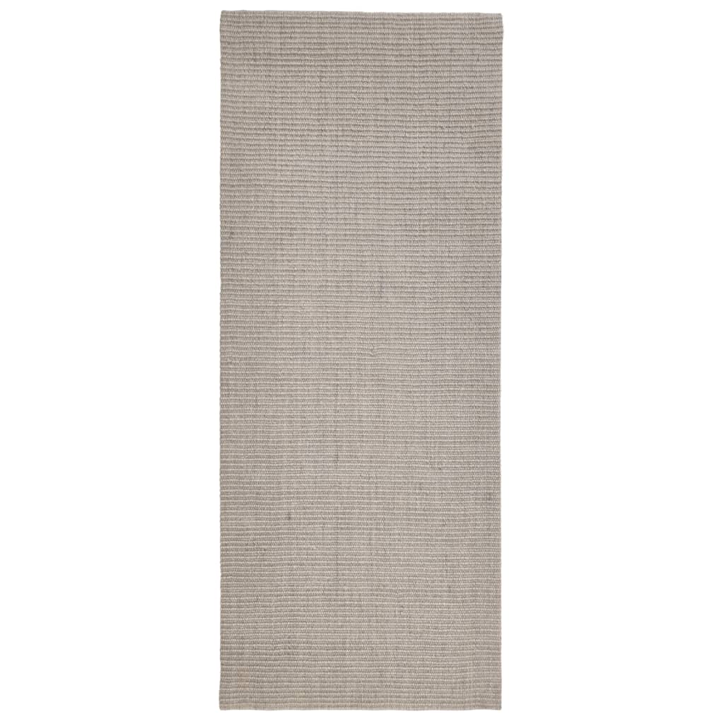 VidaXL Vloerkleed 80x200 cm natuurlijk sisal zandkleurig