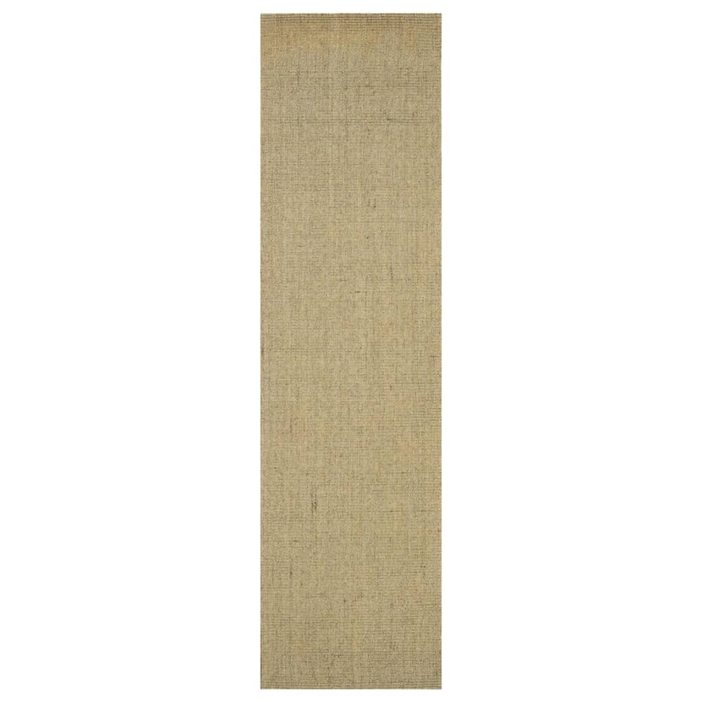 Vidaxl vloerkleed 66x250 cm natuurlijk sisal groen