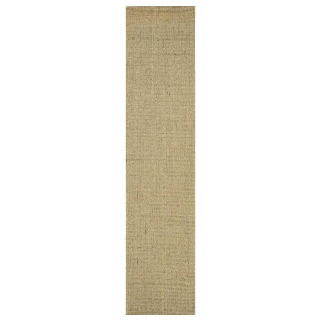 Vidaxl vloerkleed 66x300 cm natuurlijk sisal groen