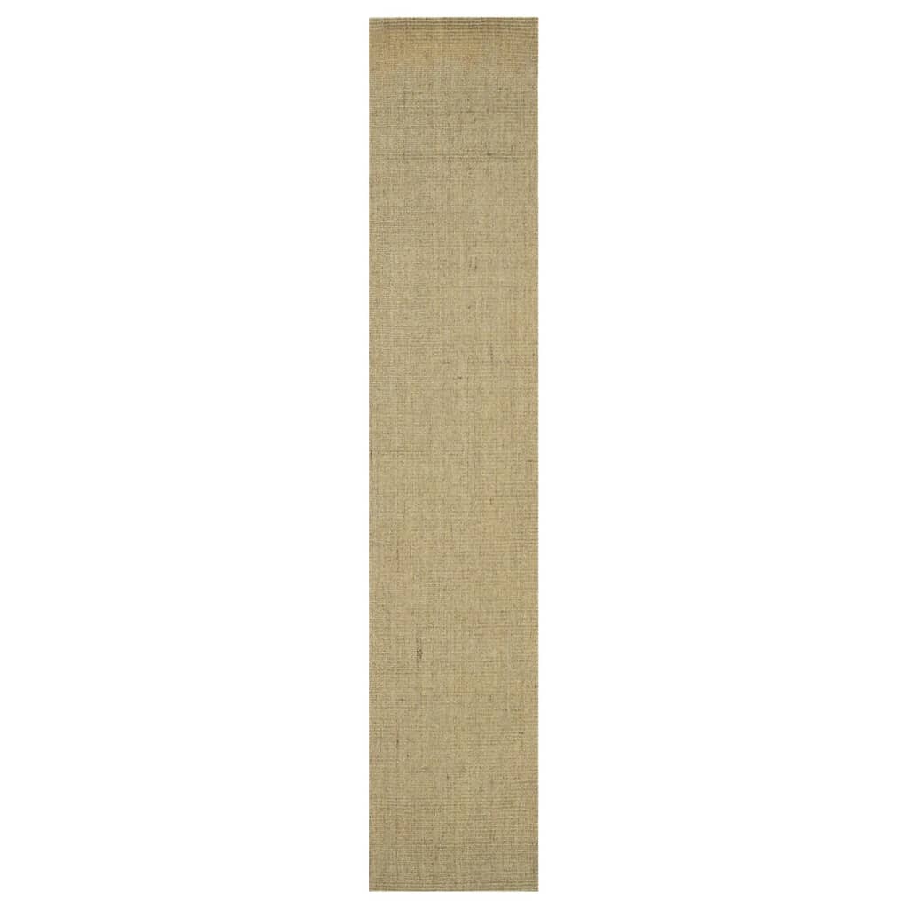 Vidaxl vloerkleed 66x350 cm natuurlijk sisal groen