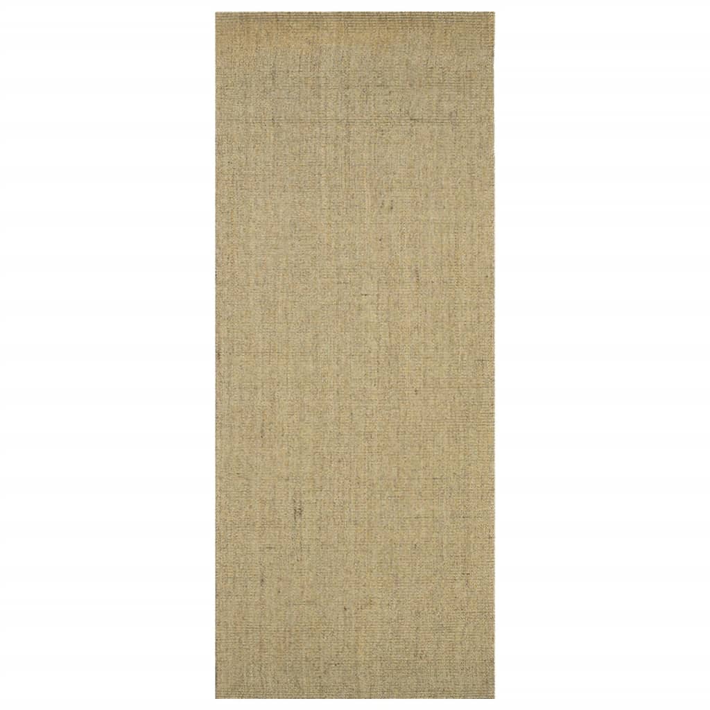 VidaXL Vloerkleed 80x200 cm natuurlijk sisal groen